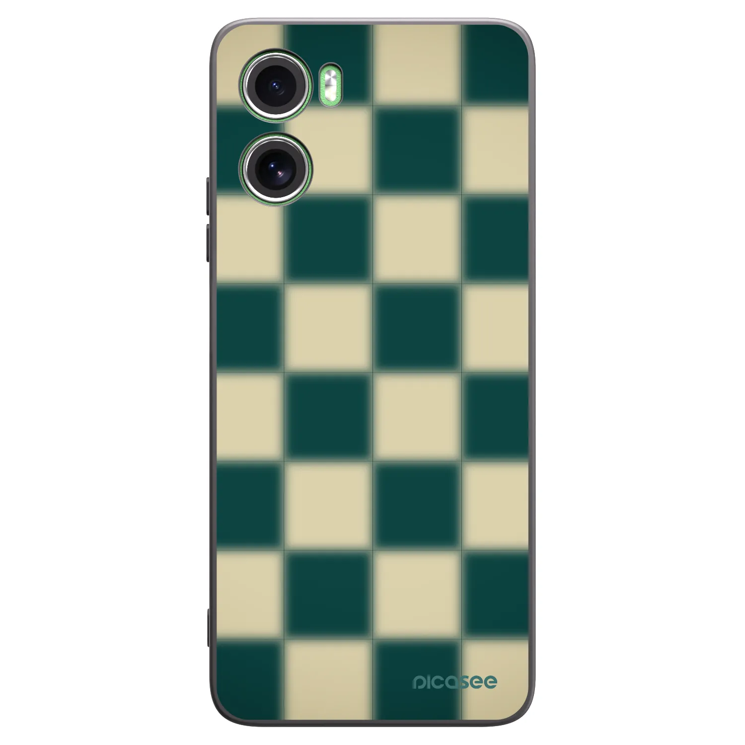 Picasee Motorola Moto G06 Hülle - Schwarzes Silikon - Shadow Chess