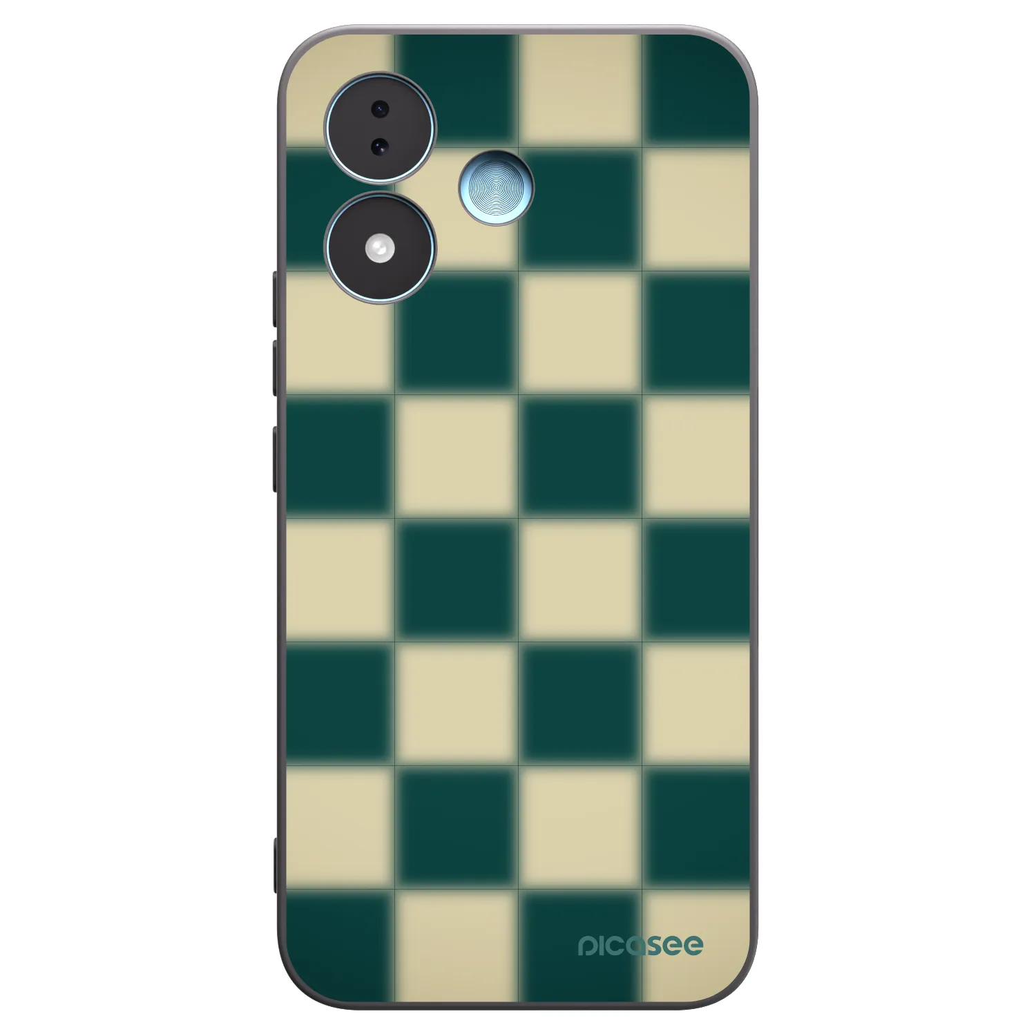 Picasee Xiaomi Redmi Note 17 5G Hülle - Schwarzes Silikon - Shadow Chess