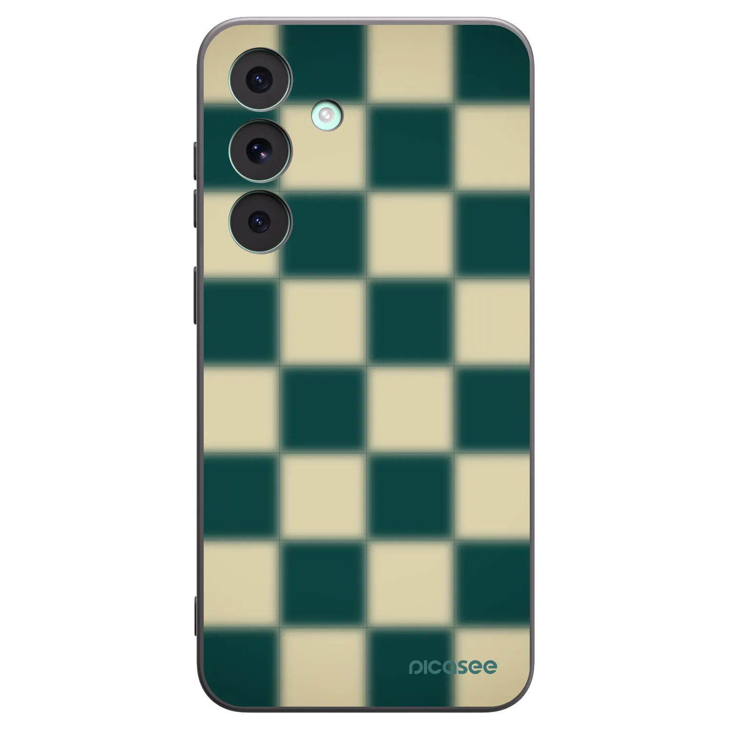Picasee Samsung Galaxy S26 FE Hülle - Schwarzes Silikon - Shadow Chess