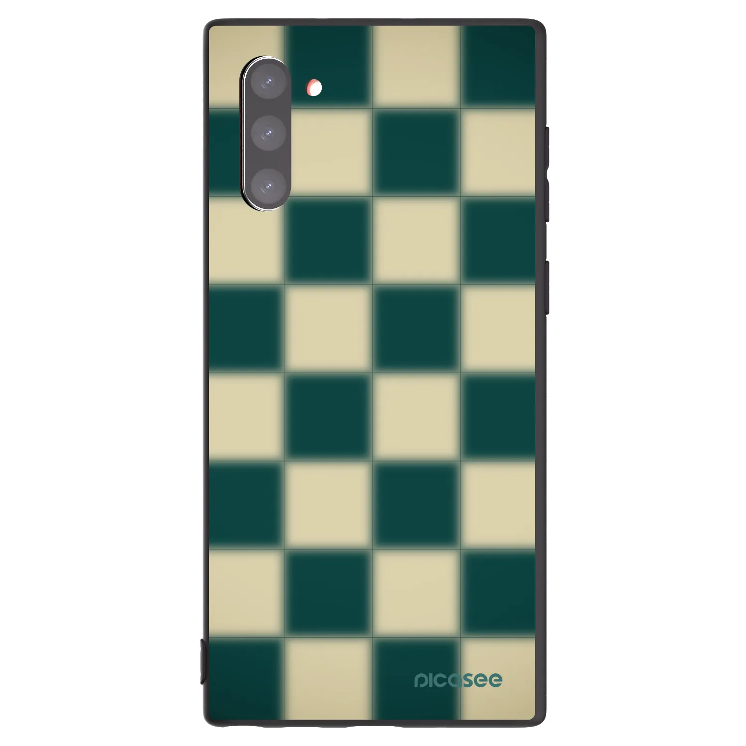 Picasee Samsung Galaxy Note 10 N970F Hülle - Schwarzes Silikon - Shadow Chess