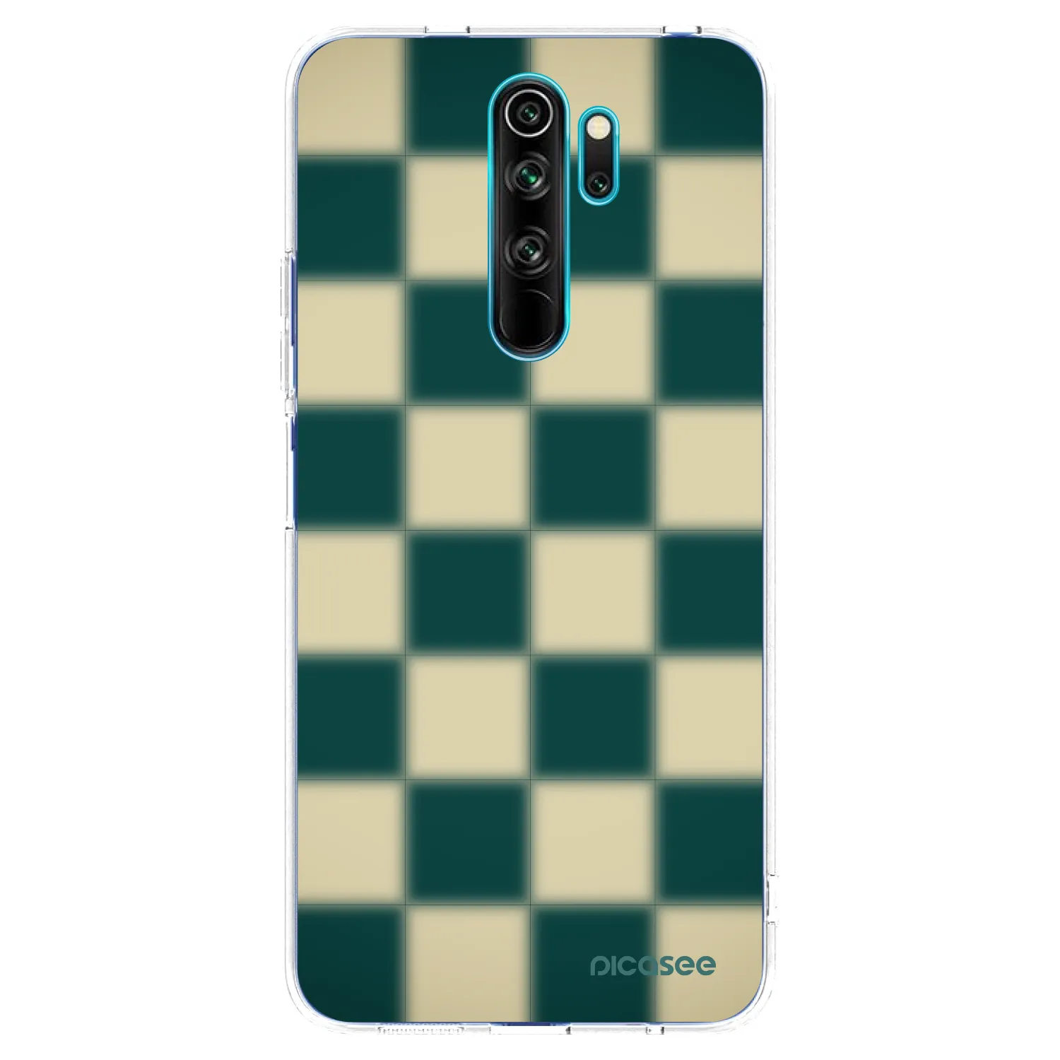 Picasee Xiaomi Redmi Note 8 Pro Hülle - Transparentes Silikon - Shadow Chess