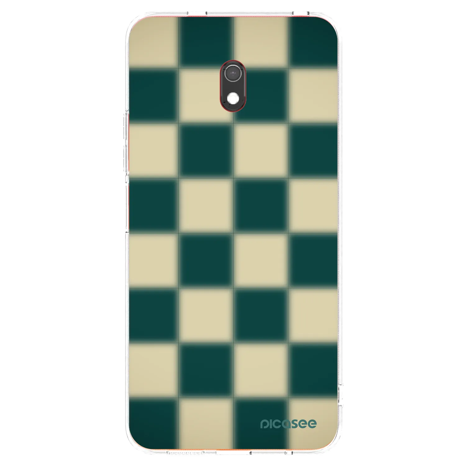 Picasee Xiaomi Redmi 8A Hülle - Transparentes Silikon - Shadow Chess