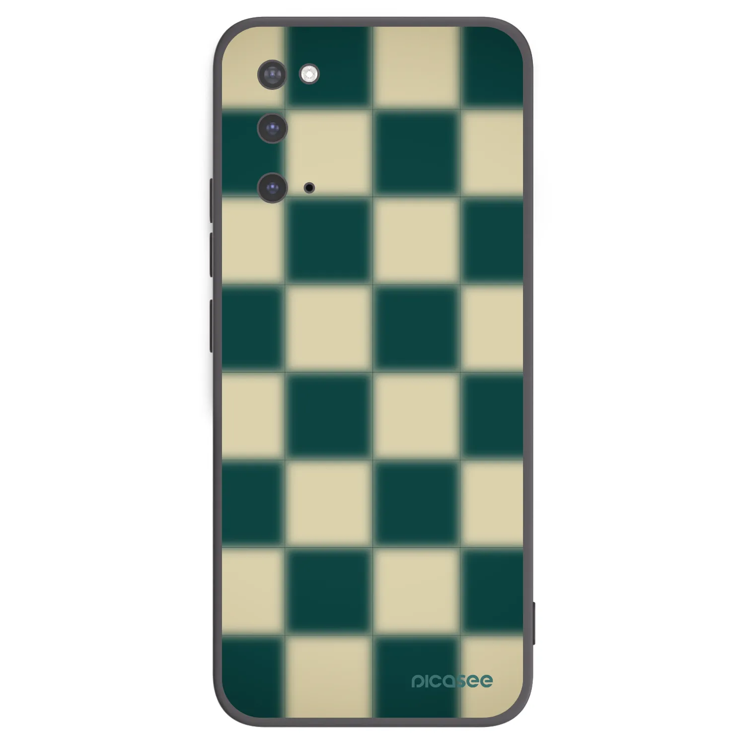 Picasee Samsung Galaxy S20 G980F Hülle - Schwarzes Silikon - Shadow Chess
