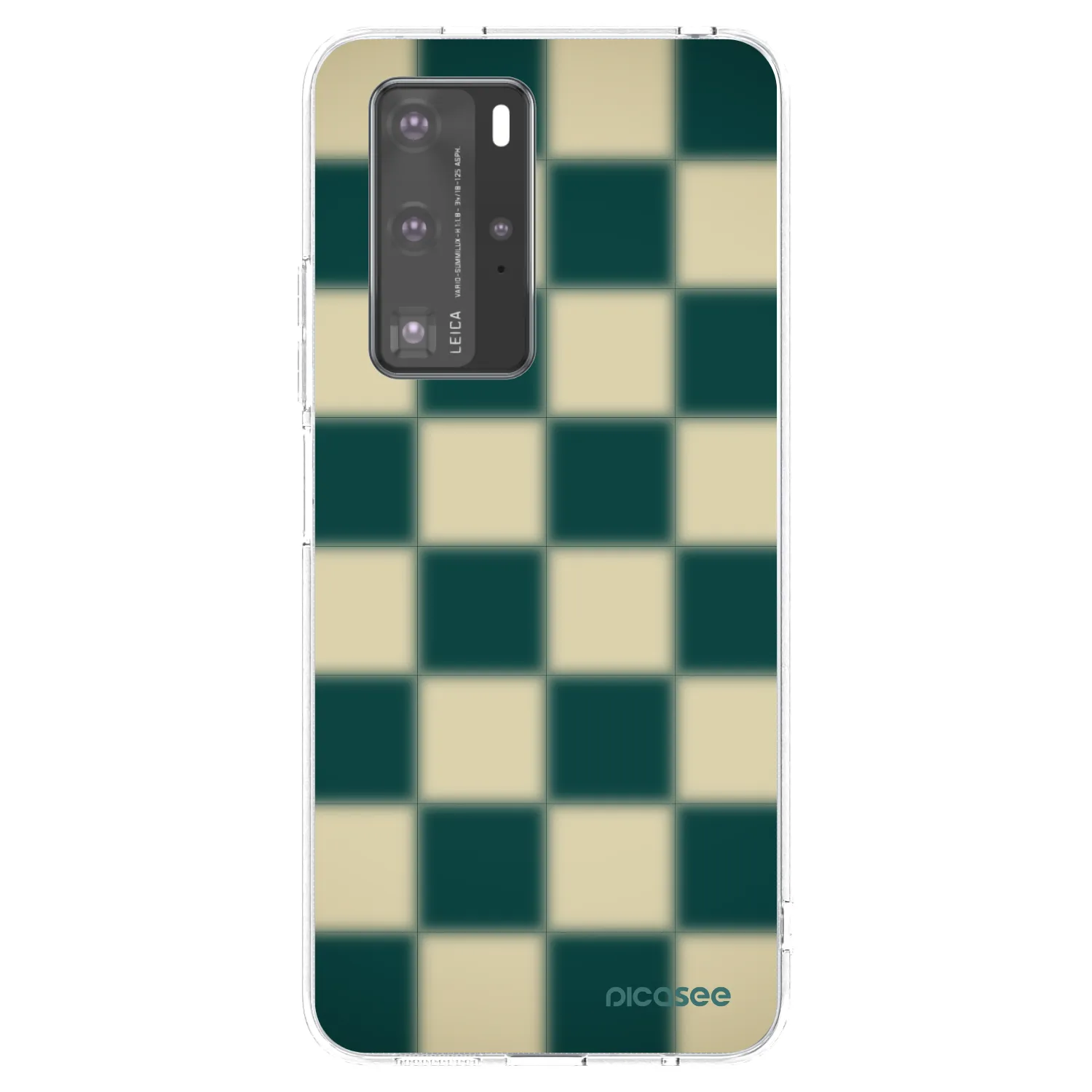 Picasee Huawei P40 Pro Hülle - Transparentes Silikon - Shadow Chess
