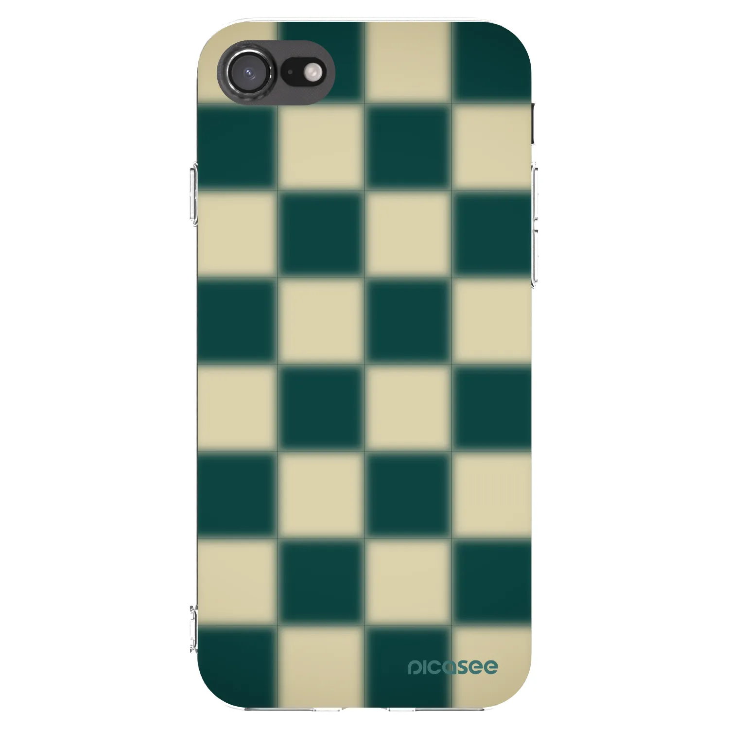 Picasee Apple iPhone SE 2020 Hülle - Transparentes Silikon - Shadow Chess