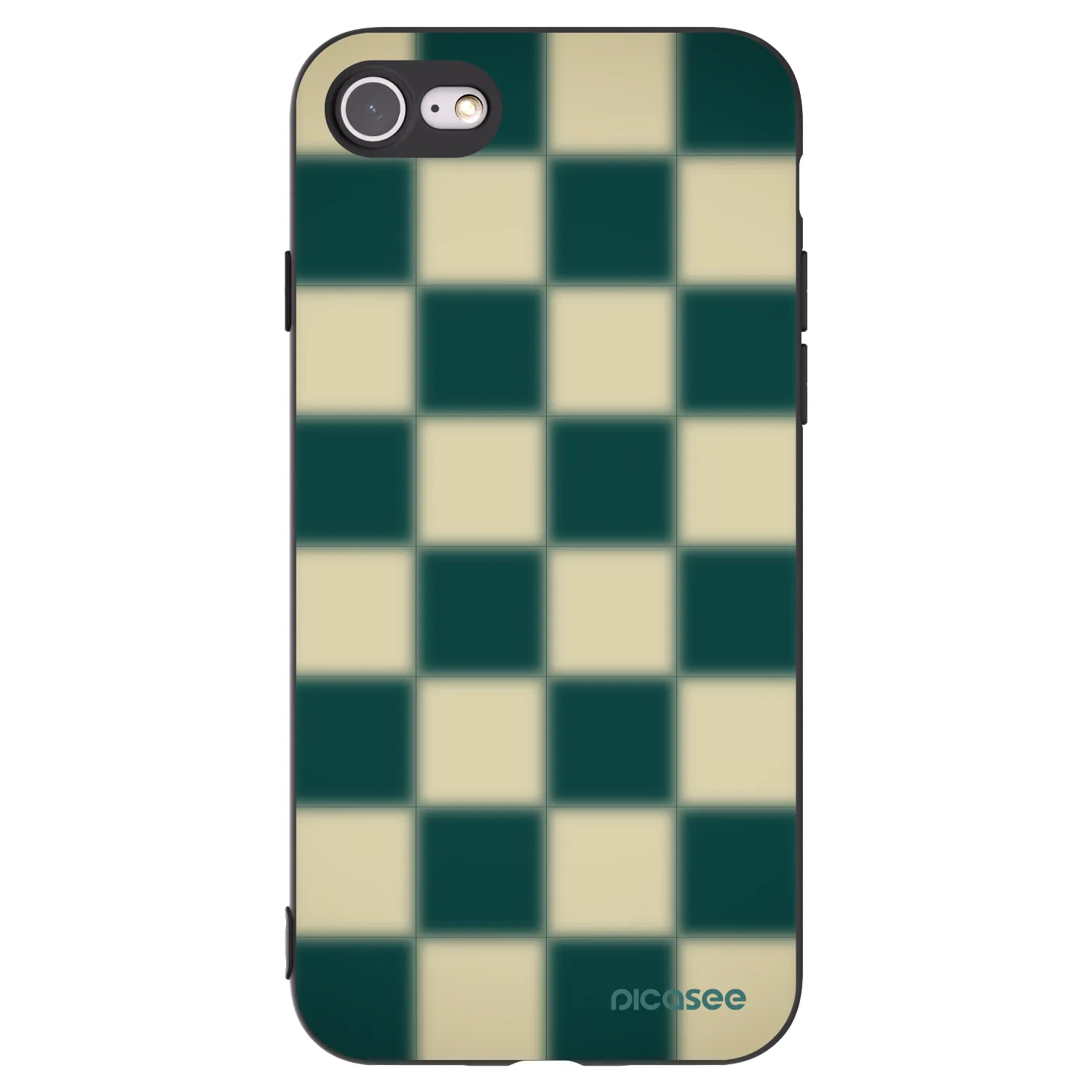 Picasee Apple iPhone SE 2020 Hülle - Schwarzes Silikon - Shadow Chess