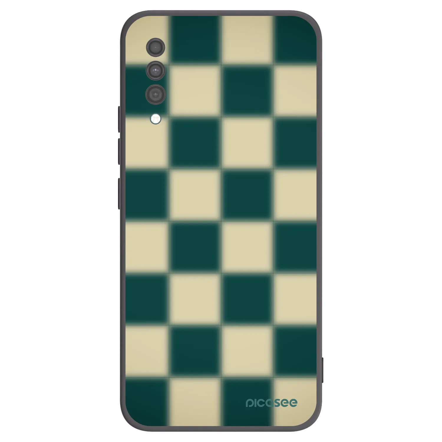 Picasee Samsung Galaxy A30s A307F Hülle - Schwarzes Silikon - Shadow Chess