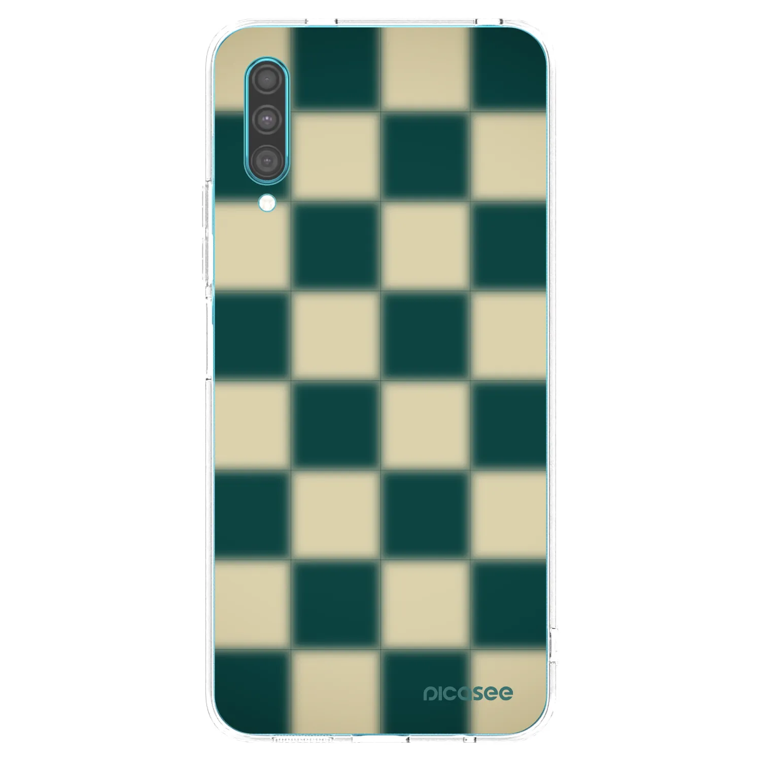 Picasee Samsung Galaxy A30s A307F Hülle - Transparentes Silikon - Shadow Chess