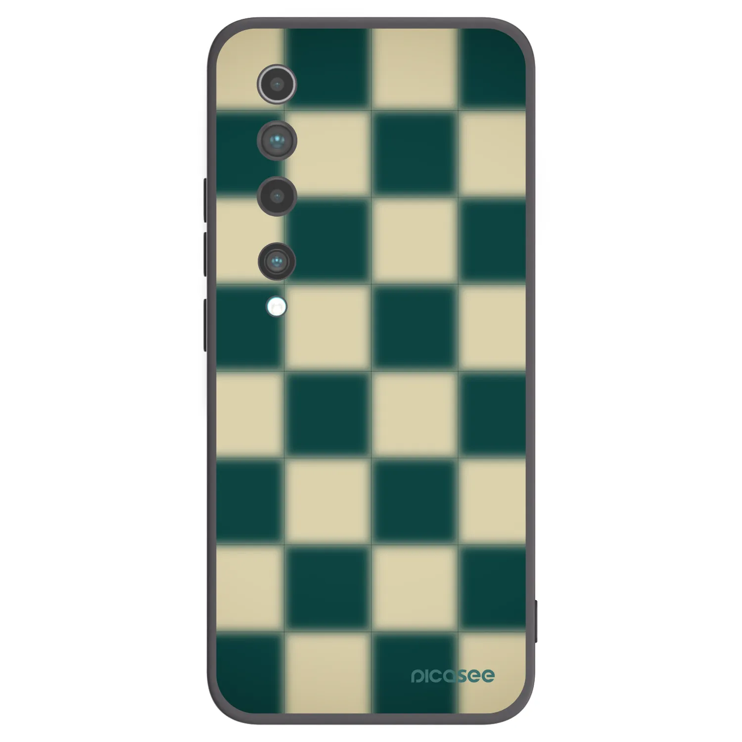 Picasee Xiaomi Mi 10 Hülle - Schwarzes Silikon - Shadow Chess