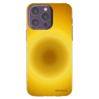 Picasee Apple iPhone 14 Pro Max Hülle - Transparentes Silikon - Solar Pulse