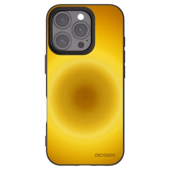 Picasee Apple iPhone 16 Pro Hülle - Schwarzes Silikon - Solar Pulse