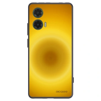 Picasee Motorola Moto G35 5G Hülle - Schwarzes Silikon - Solar Pulse
