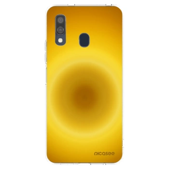 Picasee Samsung Galaxy A40 A405F Hülle - Transparentes Silikon - Solar Pulse