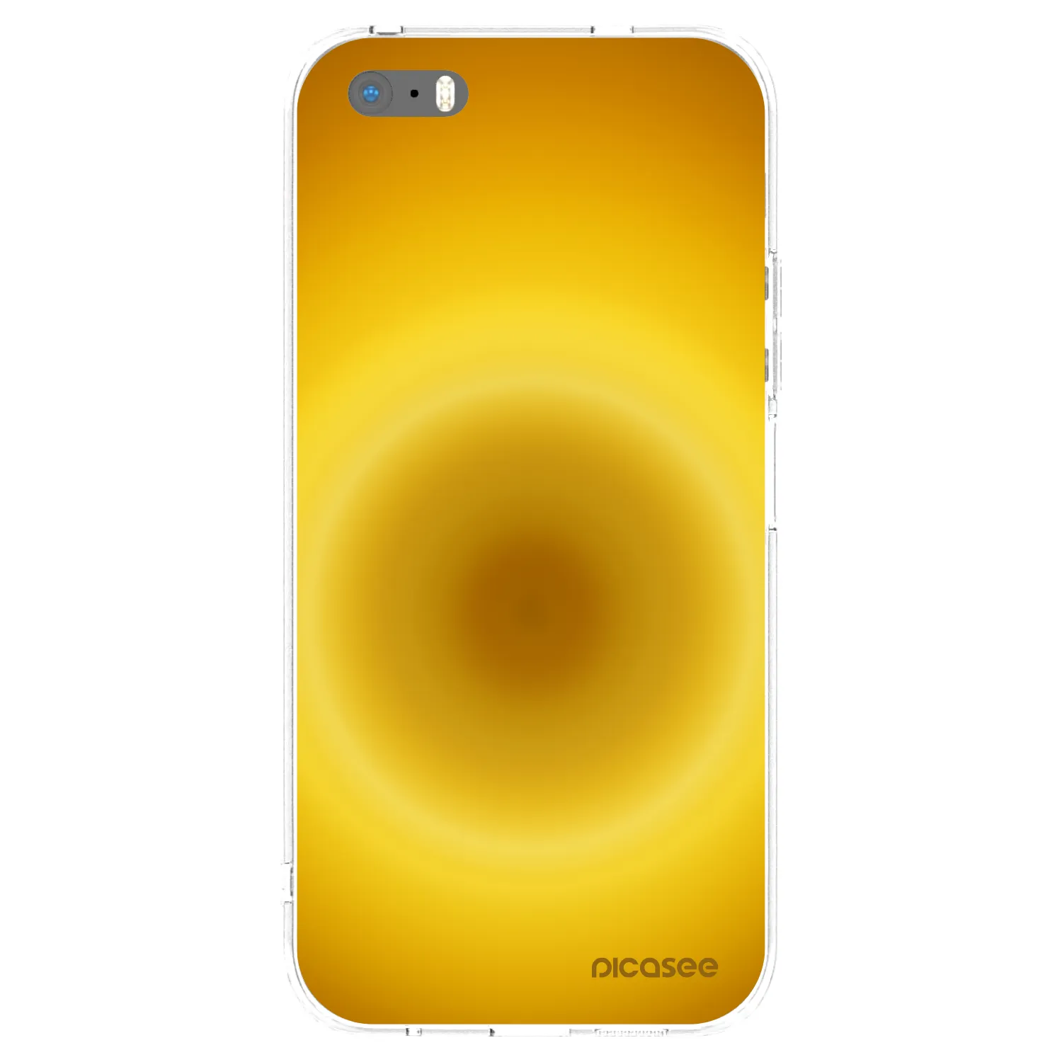 Picasee Apple iPhone 5/5S/SE Hülle - Transparentes Silikon - Solar Pulse