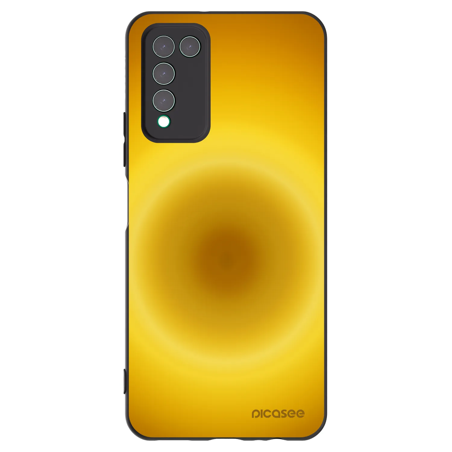 Picasee Honor 10X Lite Hülle - Schwarzes Silikon - Solar Pulse