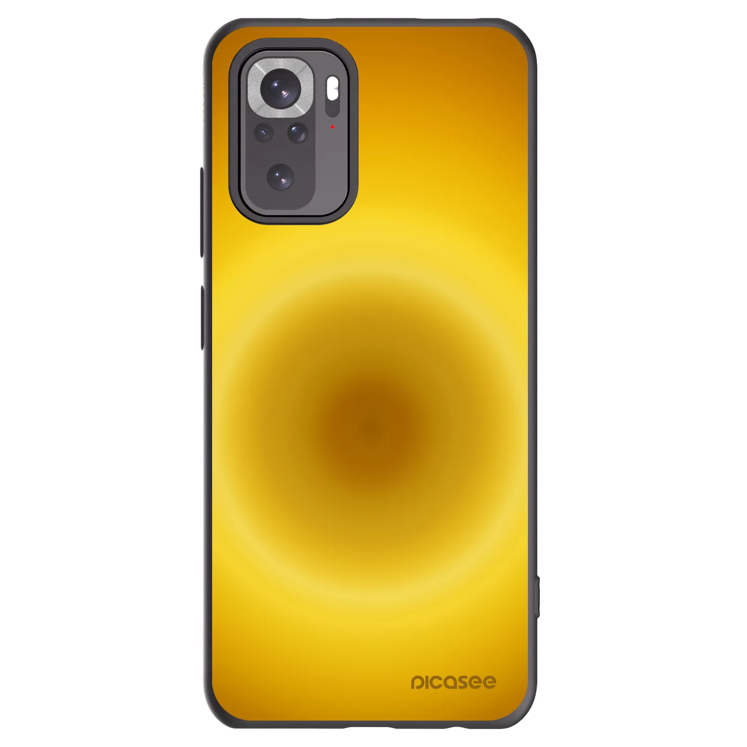 Picasee Xiaomi Redmi Note 10 Hülle - Schwarzes Silikon - Solar Pulse