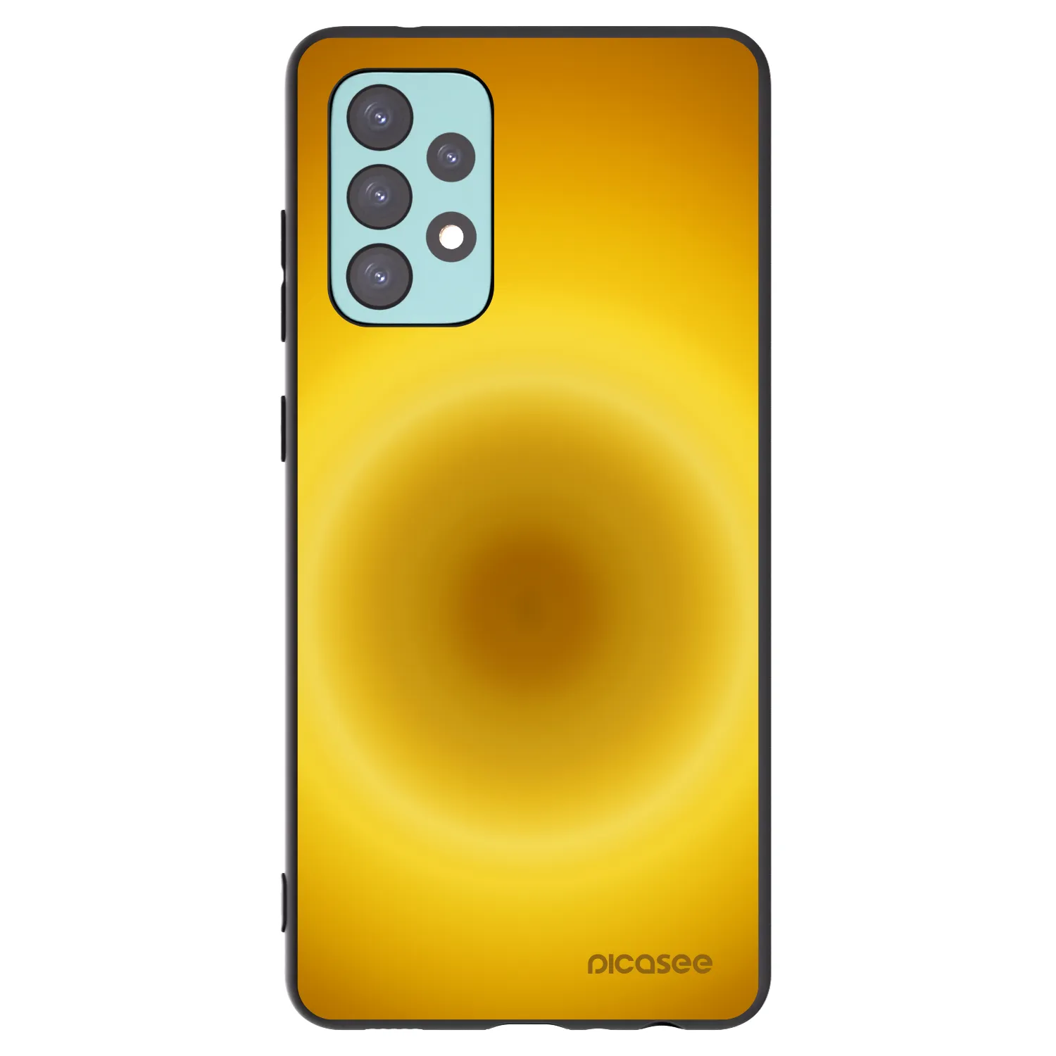 Picasee Samsung Galaxy A72 A725F Hülle - Schwarzes Silikon - Solar Pulse