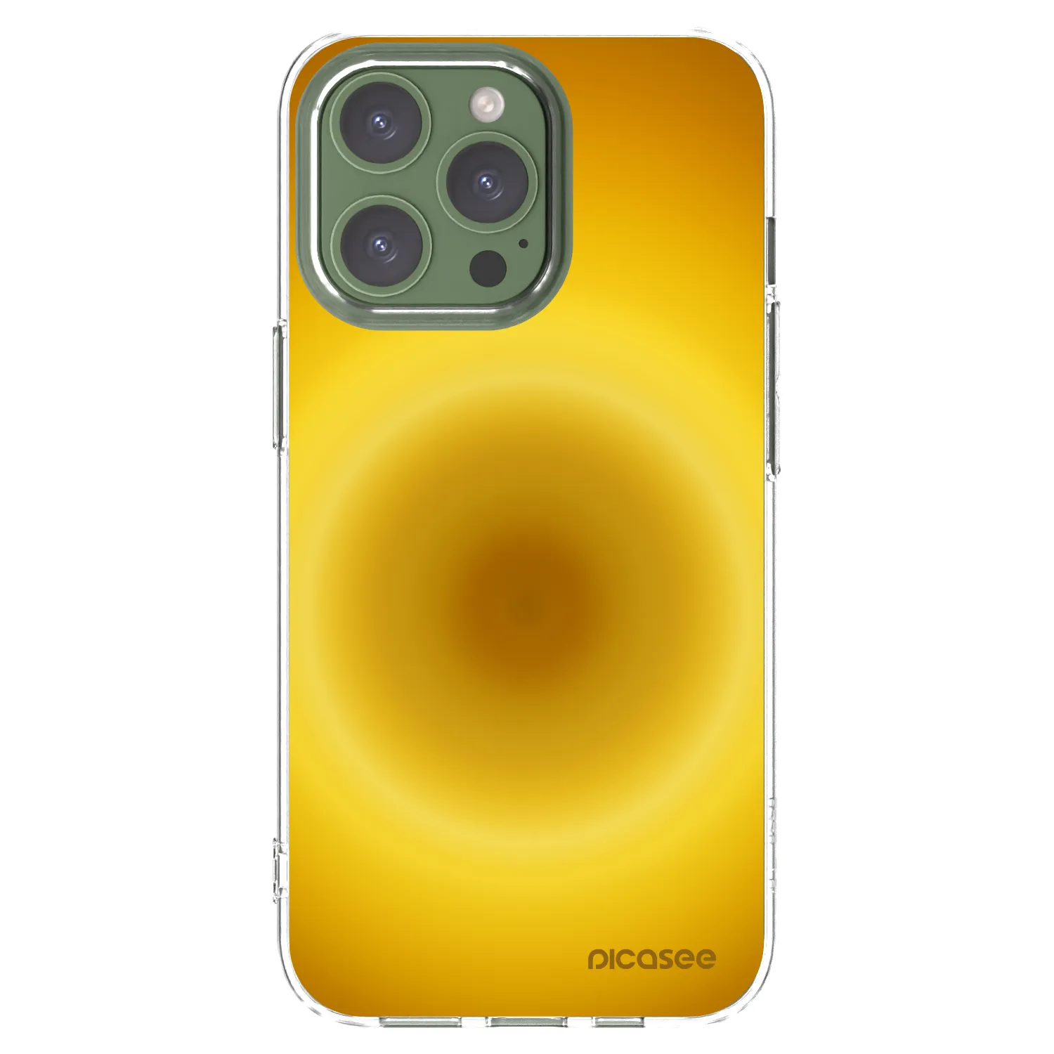 Picasee Apple iPhone 13 Pro Hülle - Transparentes Silikon - Solar Pulse