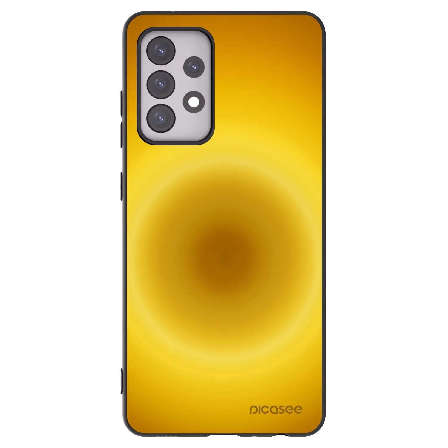 Picasee Samsung Galaxy A52s 5G A528B Hülle - Schwarzes Silikon - Solar Pulse