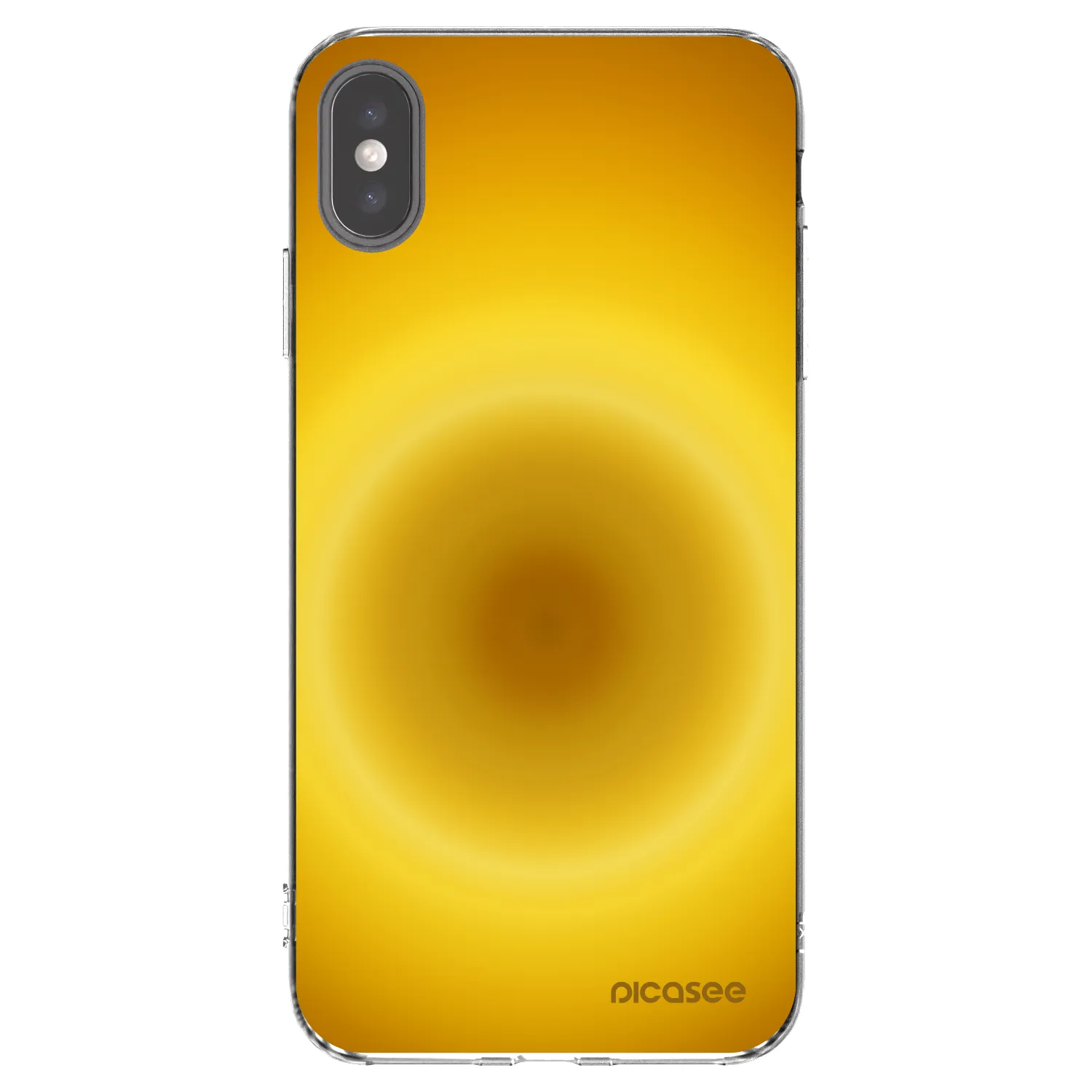 Picasee Apple iPhone XS Max Hülle - Transparentes Silikon - Solar Pulse