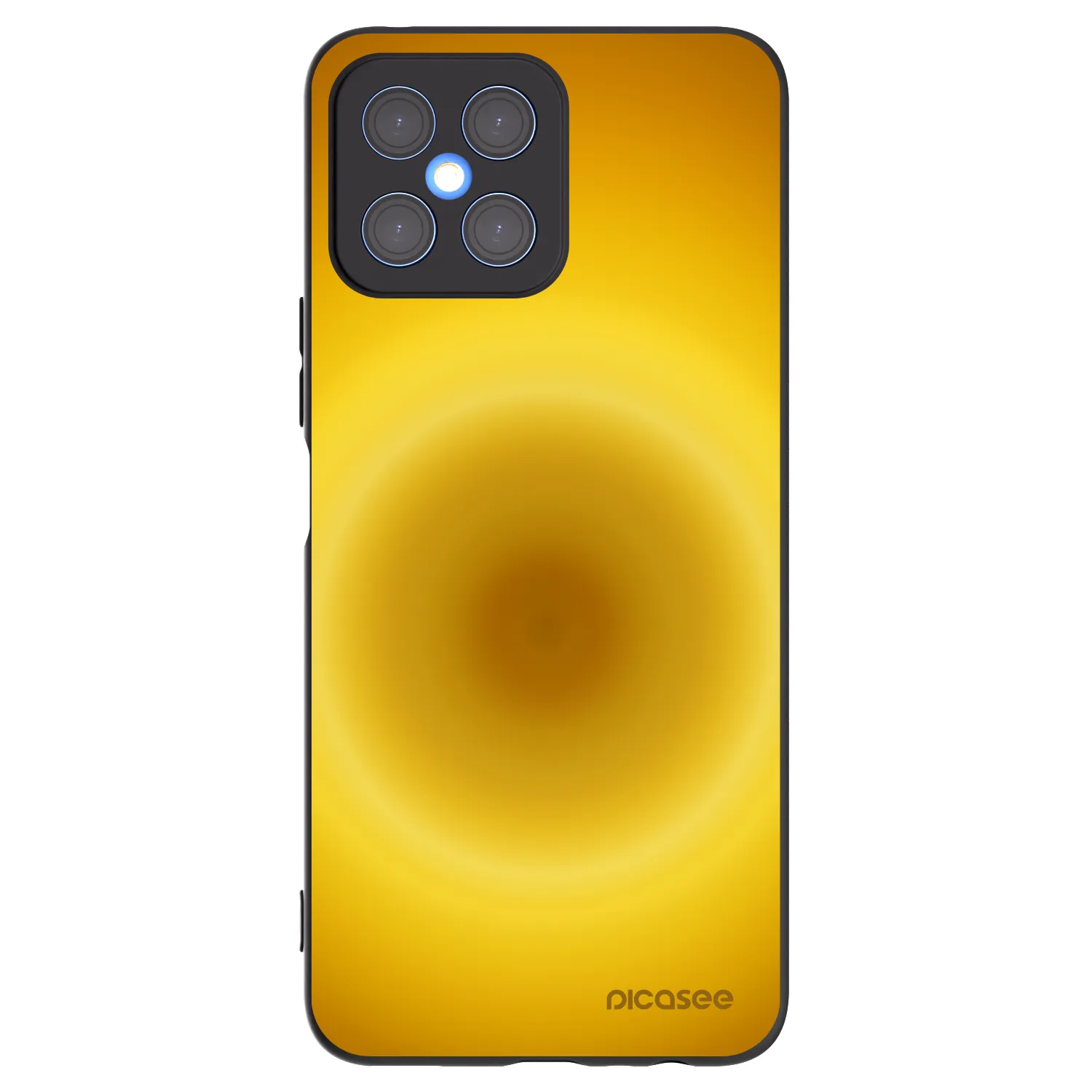 Picasee Honor X8 4G Hülle - Schwarzes Silikon - Solar Pulse
