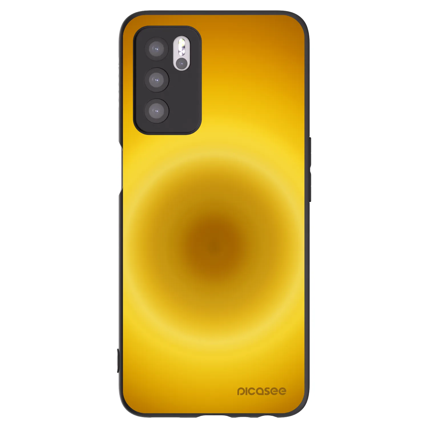 Picasee OPPO A16s Hülle - Schwarzes Silikon - Solar Pulse