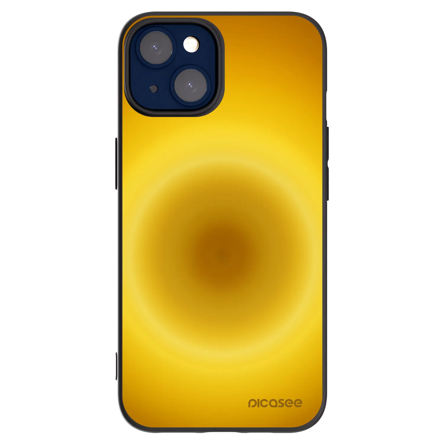 Picasee Apple iPhone 14 Hülle - Schwarzes Silikon - Solar Pulse