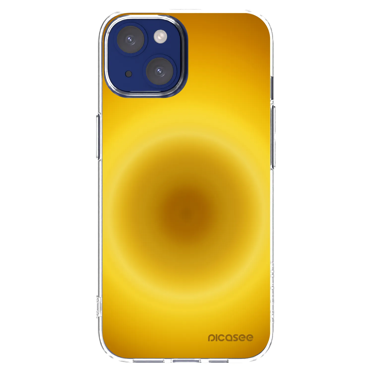 Picasee Apple iPhone 14 Hülle - Transparentes Silikon - Solar Pulse