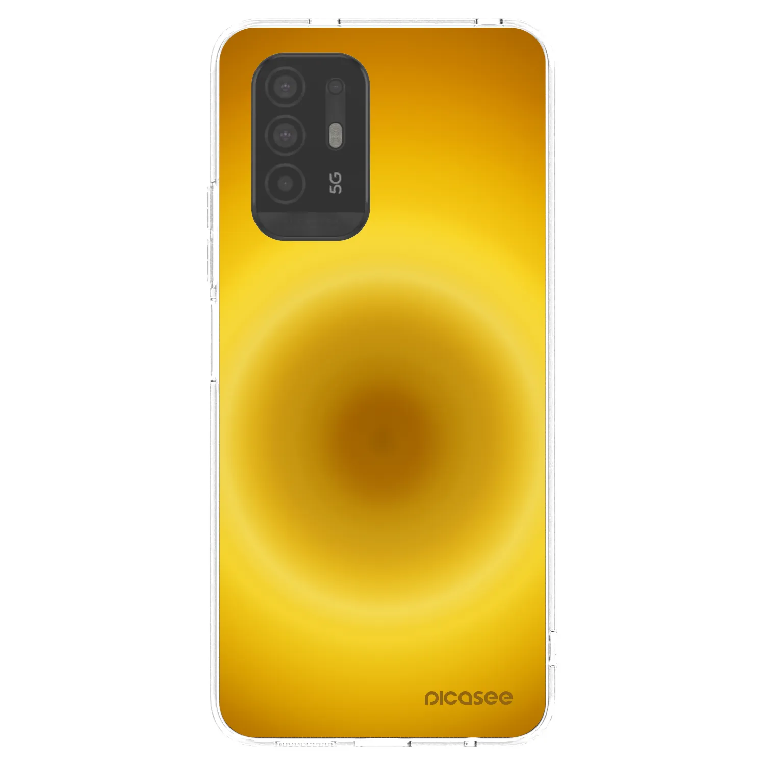 Picasee OPPO A94 5G Hülle - Transparentes Silikon - Solar Pulse