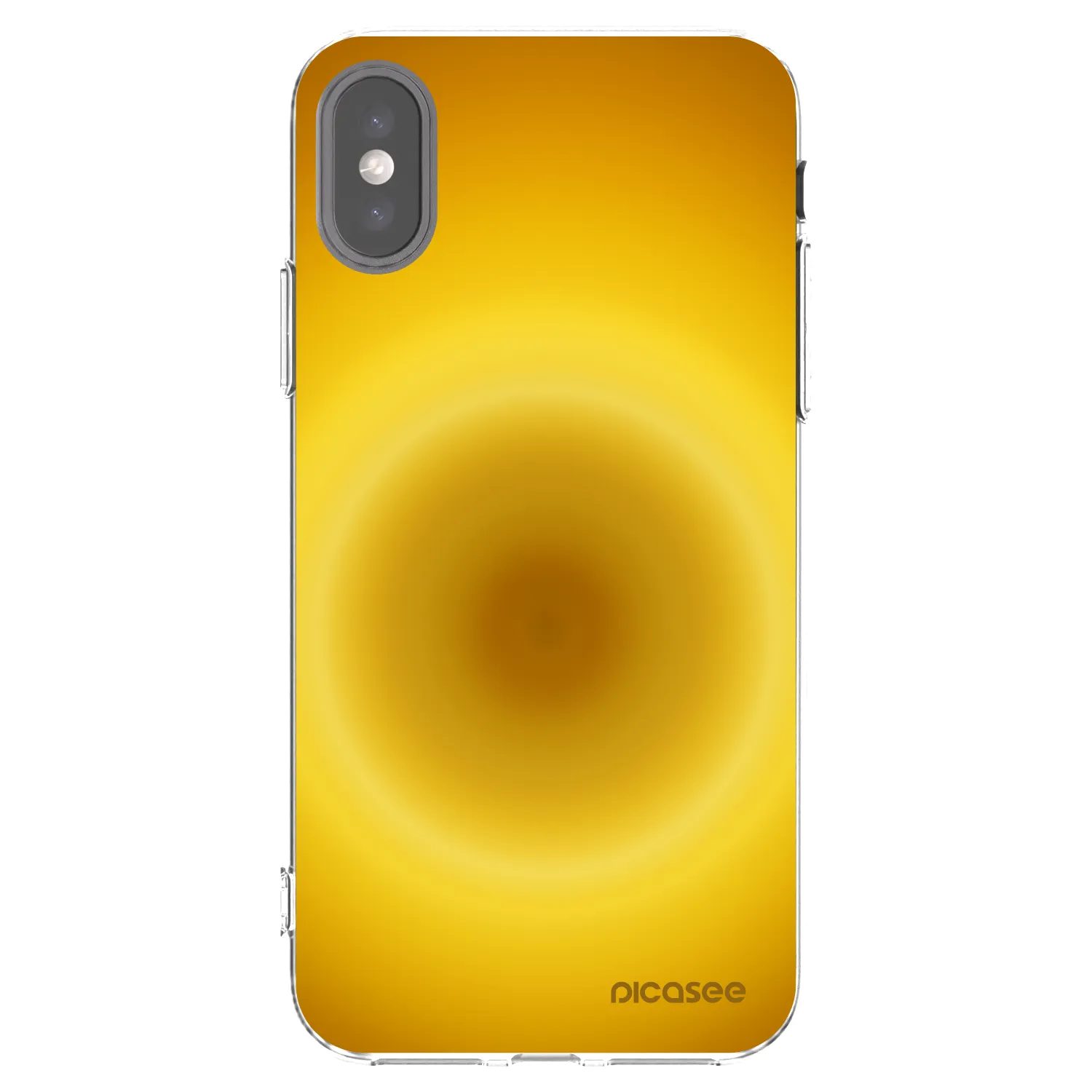 Picasee Apple iPhone X/XS Hülle - Transparentes Silikon - Solar Pulse