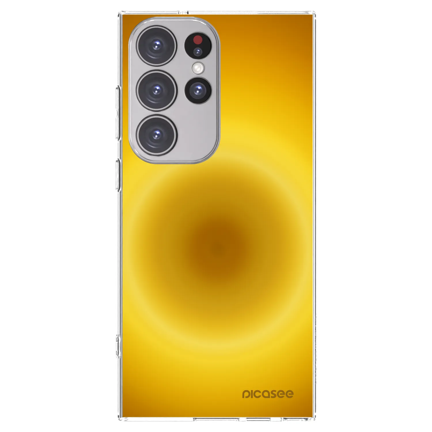 Picasee Samsung Galaxy S23 Ultra 5G Hülle - Transparentes Silikon - Solar Pulse