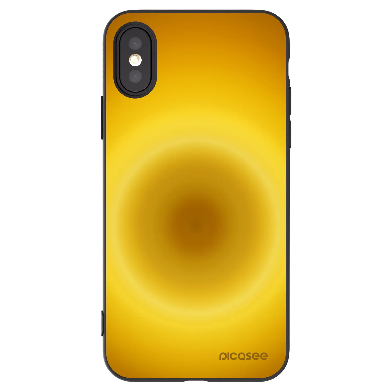 Picasee Apple iPhone X/XS Hülle - Schwarzes Silikon - Solar Pulse