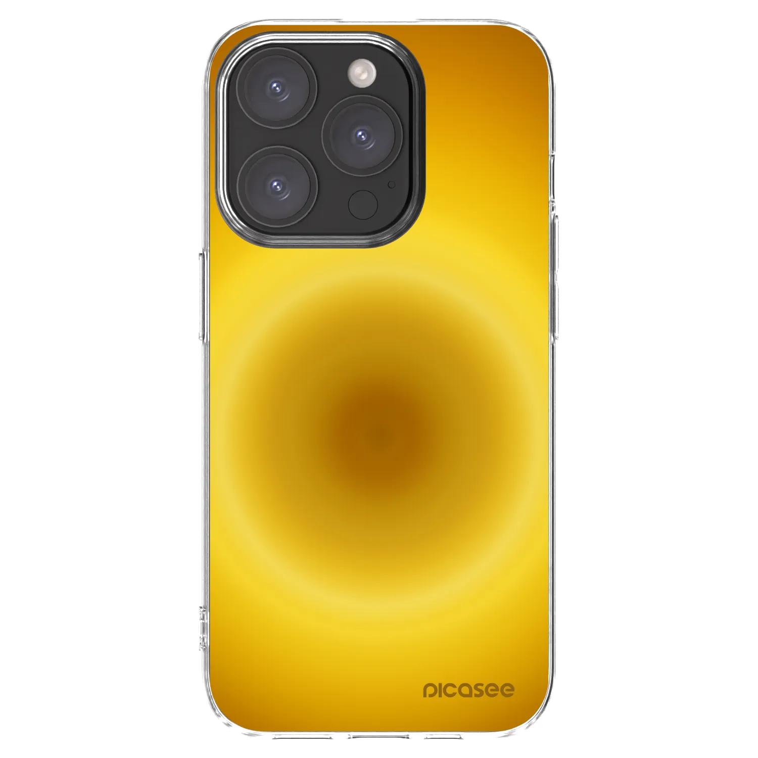 Picasee Apple iPhone 15 Pro Hülle - Transparentes Silikon - Solar Pulse
