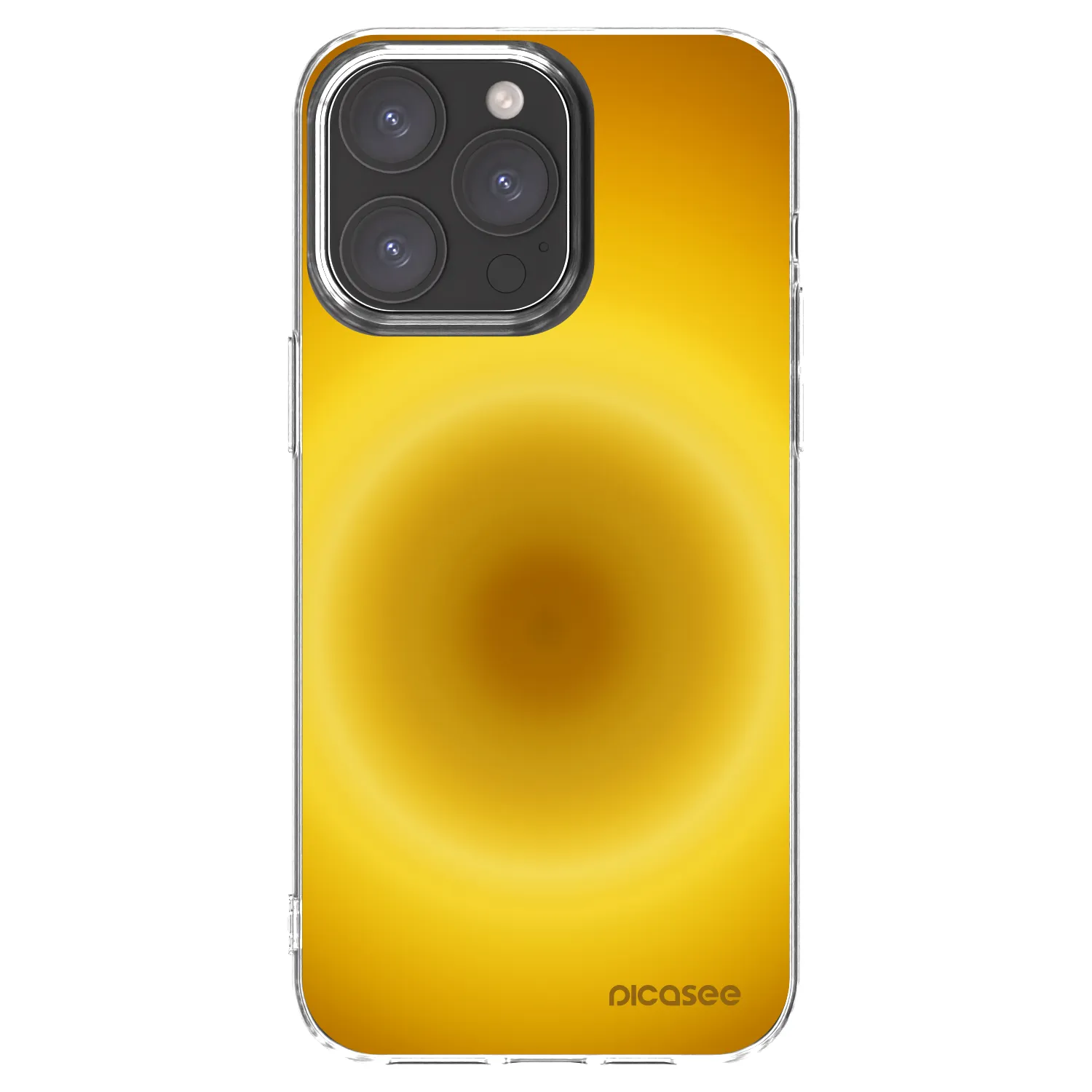 Picasee Apple iPhone 15 Pro Max Hülle - Transparentes Silikon - Solar Pulse