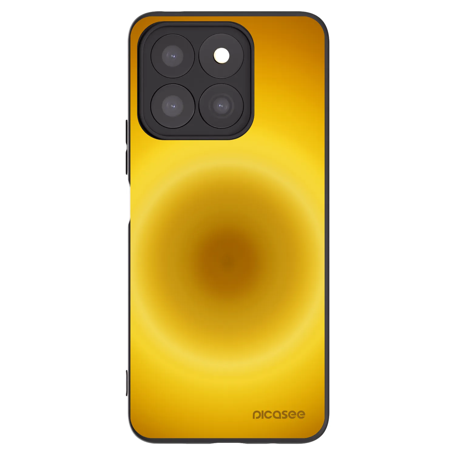 Picasee Honor X8b Hülle - Schwarzes Silikon - Solar Pulse