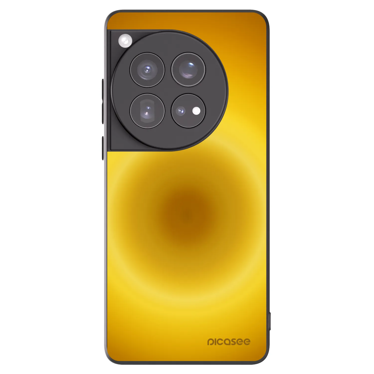 Picasee OnePlus 12 5G Hülle - Schwarzes Silikon - Solar Pulse