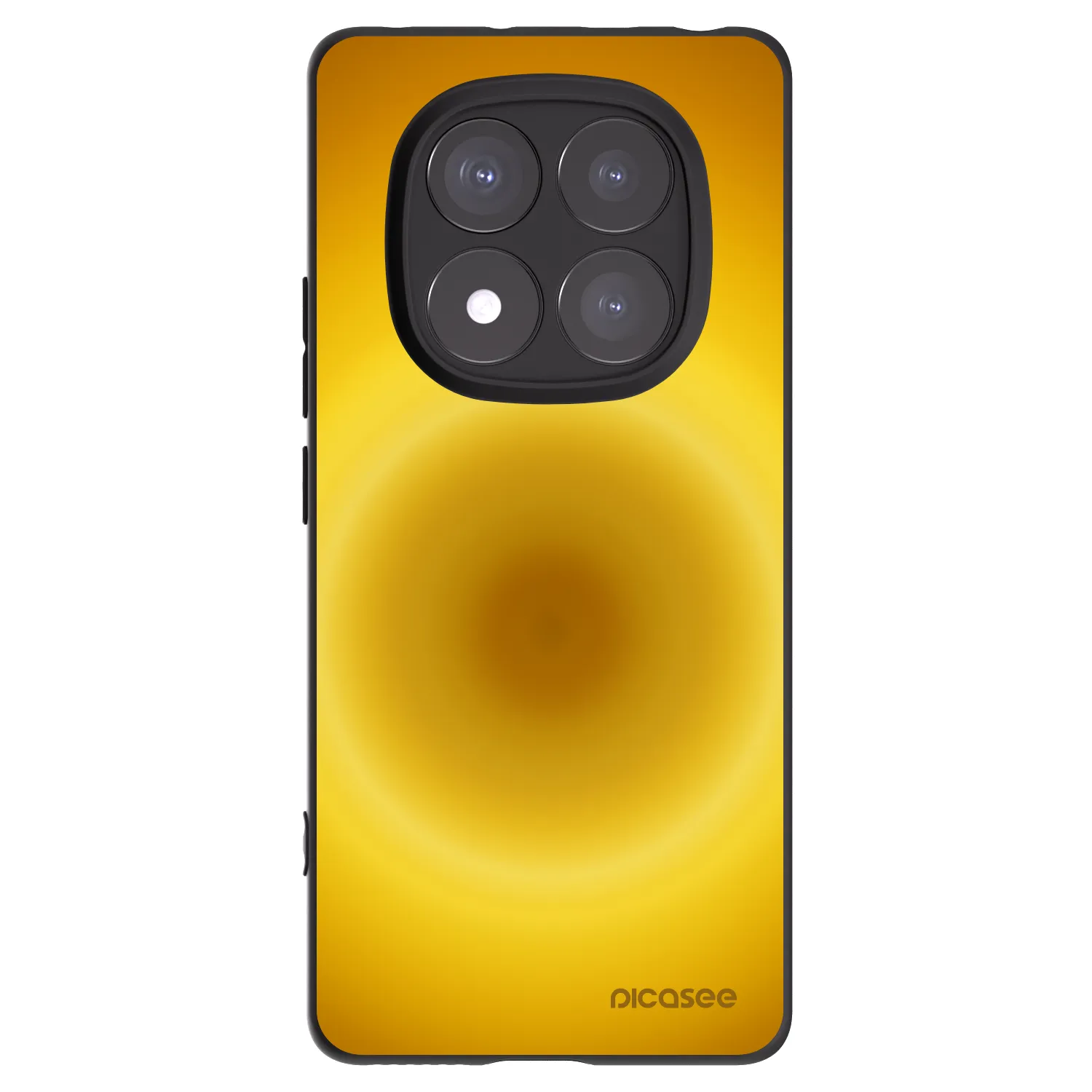 Picasee Xiaomi Redmi Note 14 Pro+ 5G Hülle - Schwarzes Silikon - Solar Pulse