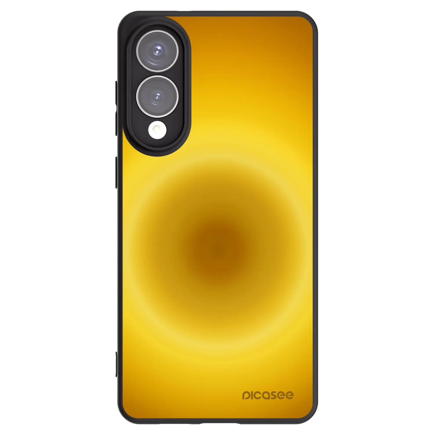 Picasee Samsung Galaxy S25 Edge 5G Hülle - Schwarzes Silikon - Solar Pulse