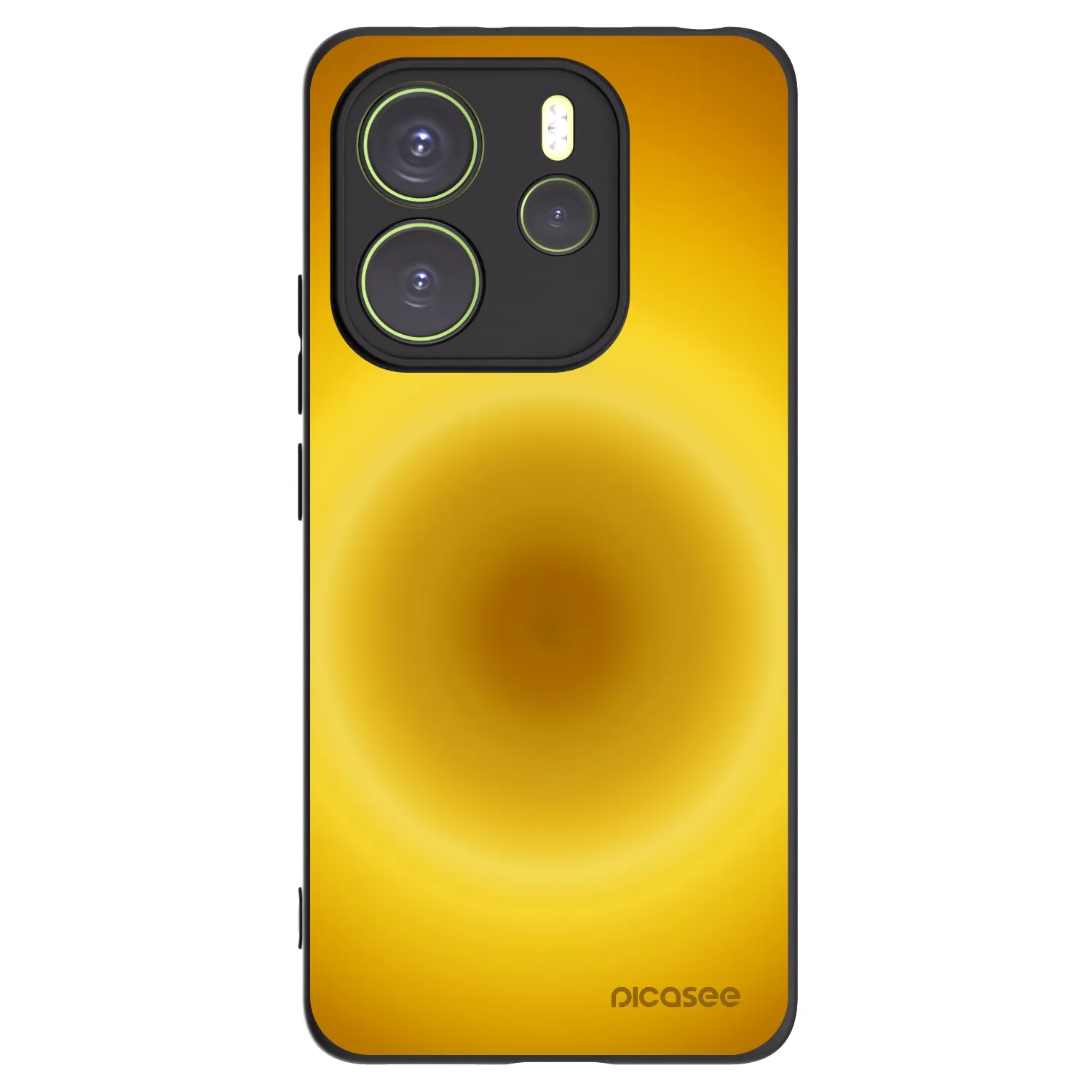 Picasee Xiaomi Redmi Note 14 4G Hülle - Schwarzes Silikon - Solar Pulse