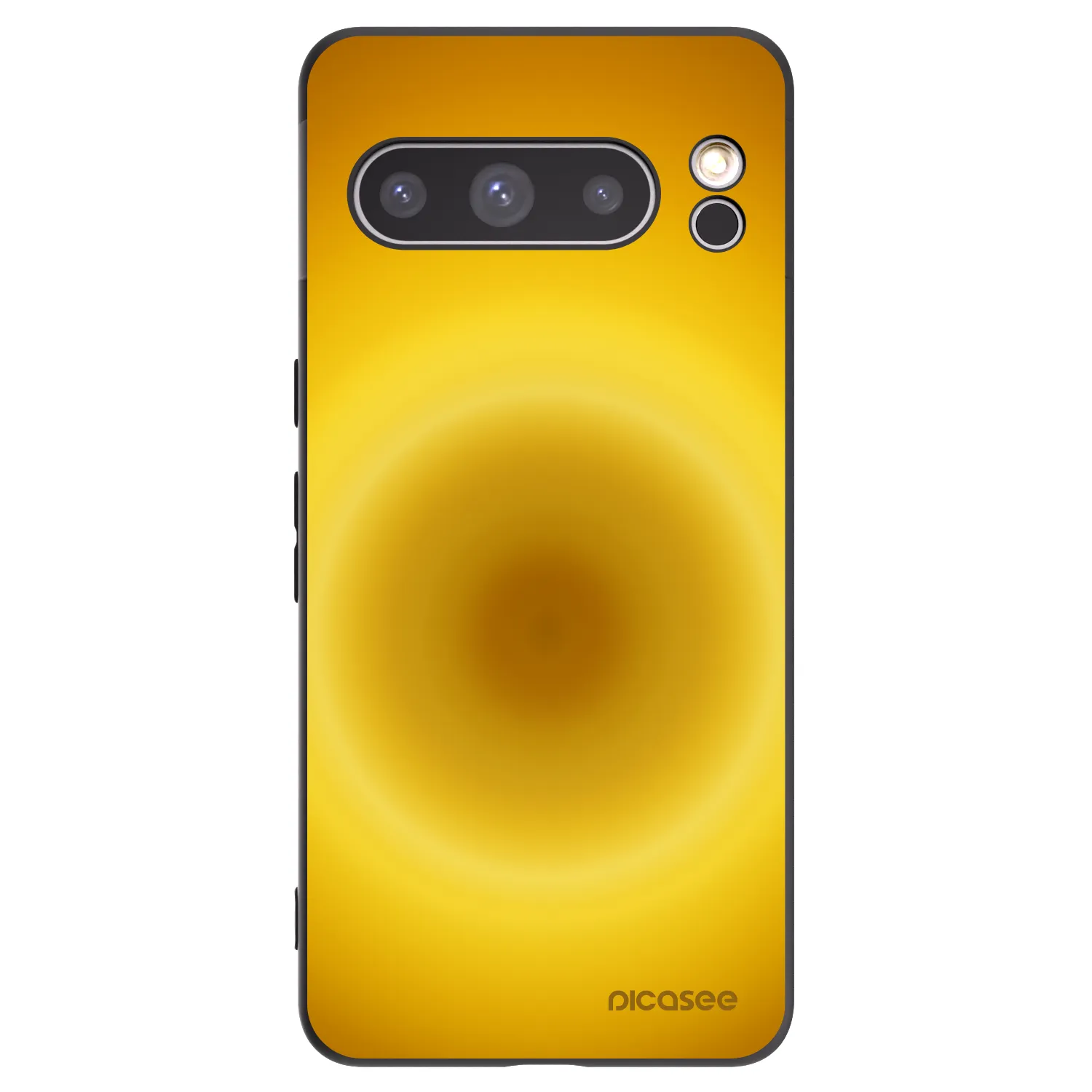 Picasee Google Pixel 8 Pro Hülle - Schwarzes Silikon - Solar Pulse