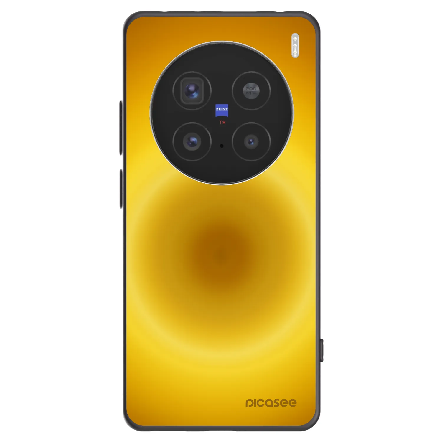 Picasee Vivo X200 Pro Hülle - Schwarzes Silikon - Solar Pulse