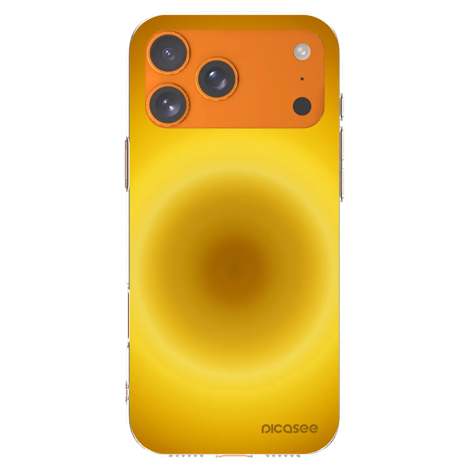 Picasee Apple iPhone 17 Pro Max Hülle - Transparentes Silikon - Solar Pulse