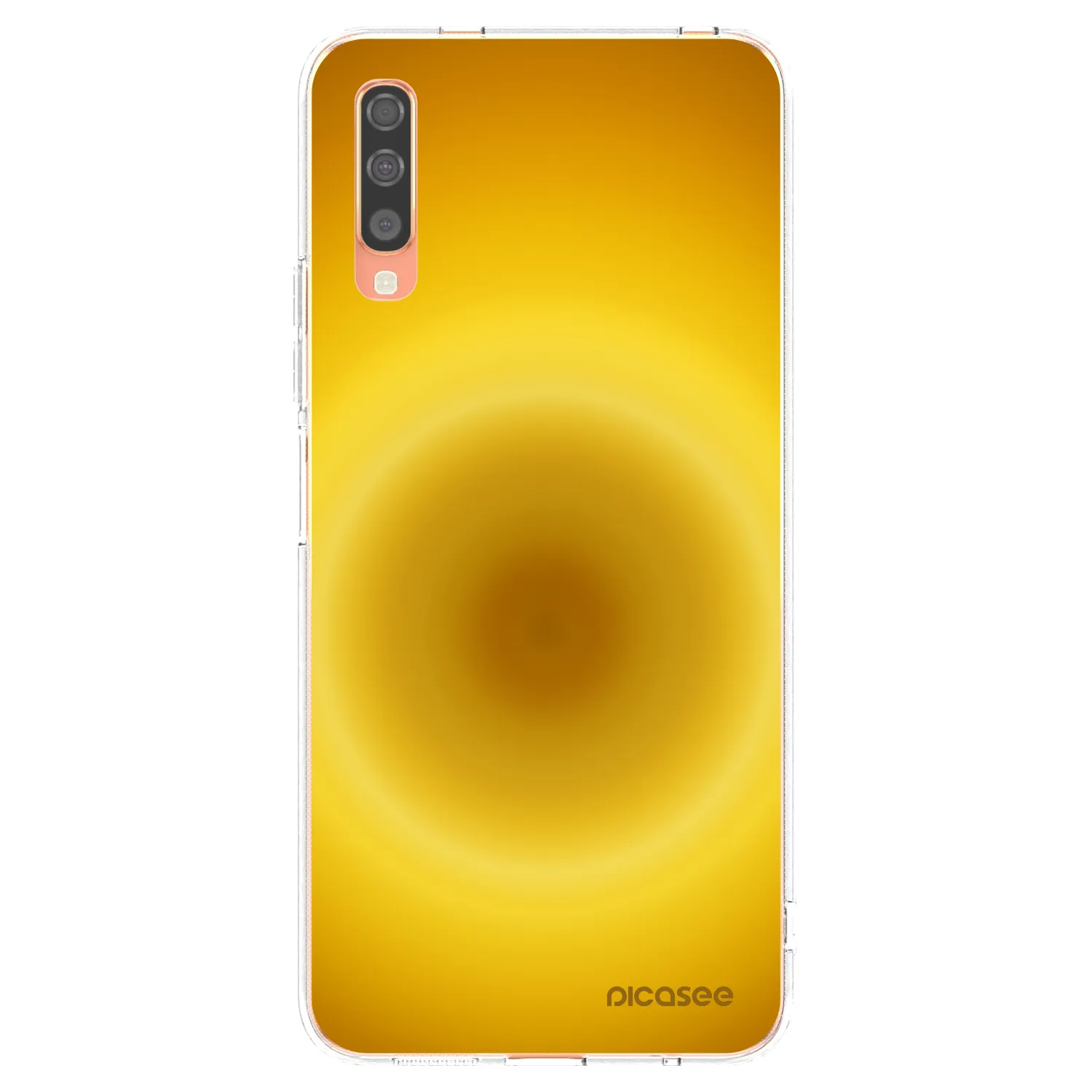 Picasee Samsung Galaxy A70 A705F Hülle - Transparentes Silikon - Solar Pulse