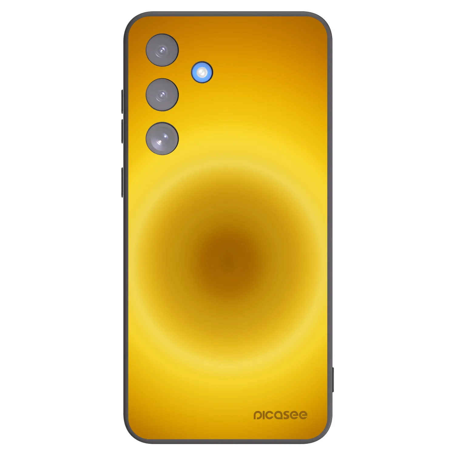 Picasee Samsung Galaxy S25 FE 5G Hülle - Schwarzes Silikon - Solar Pulse