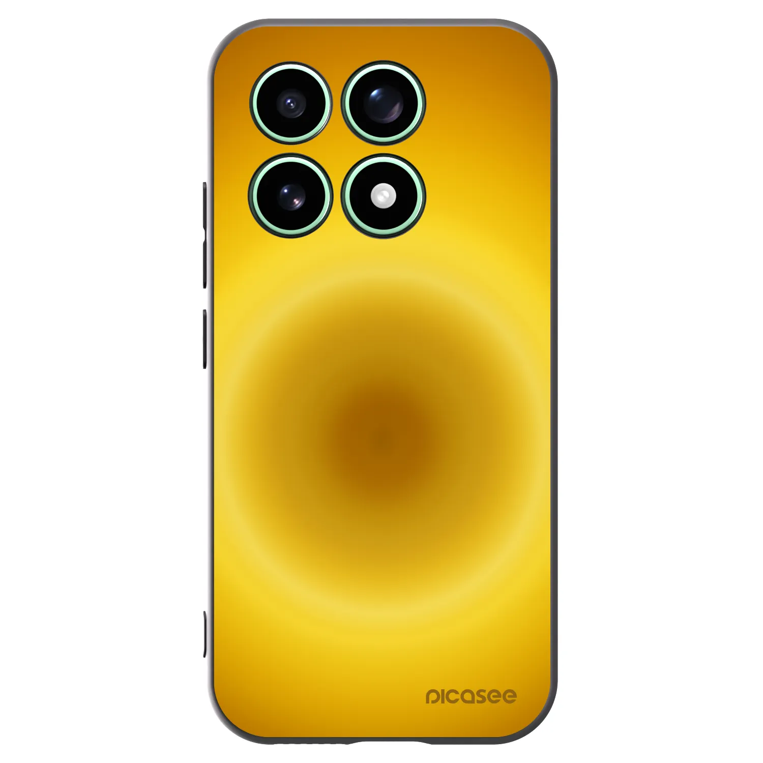 Picasee Xiaomi 17 Hülle - Schwarzes Silikon - Solar Pulse