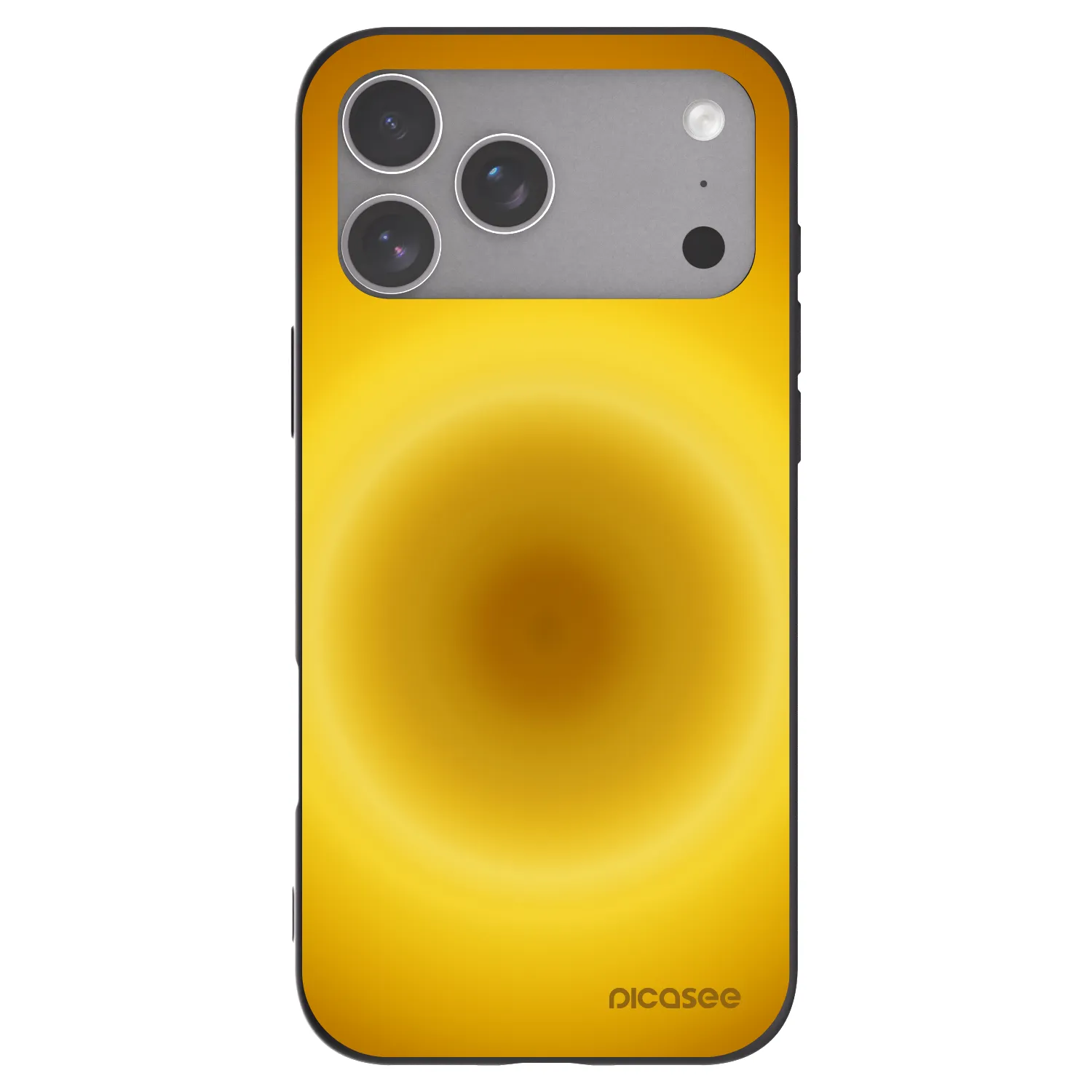 Picasee Apple iPhone 18 Pro Max Hülle - Schwarzes Silikon - Solar Pulse