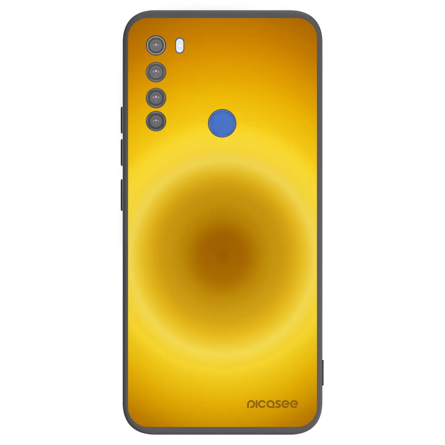 Picasee Xiaomi Redmi Note 8T Hülle - Schwarzes Silikon - Solar Pulse