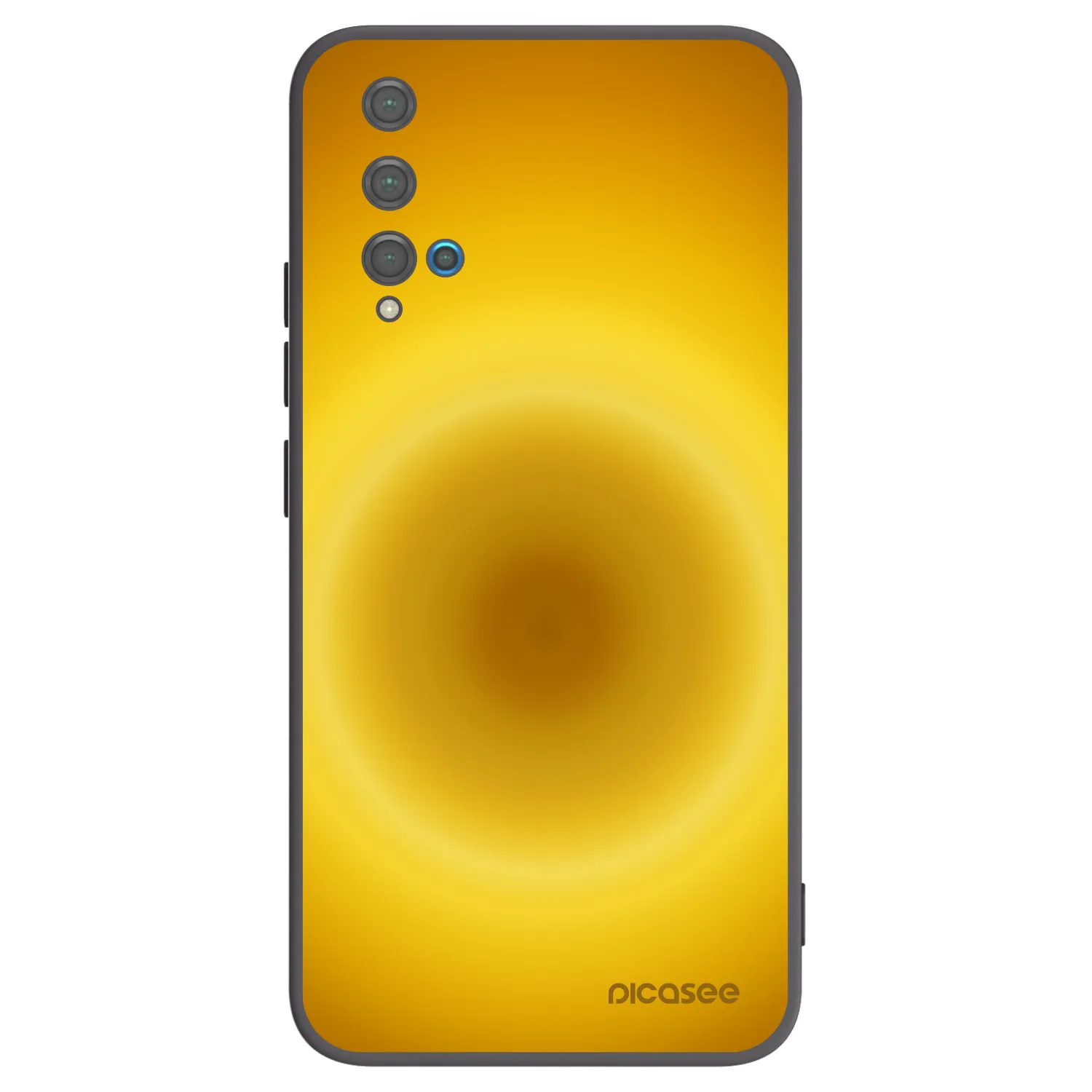 Picasee Huawei Nova 5T Hülle - Schwarzes Silikon - Solar Pulse