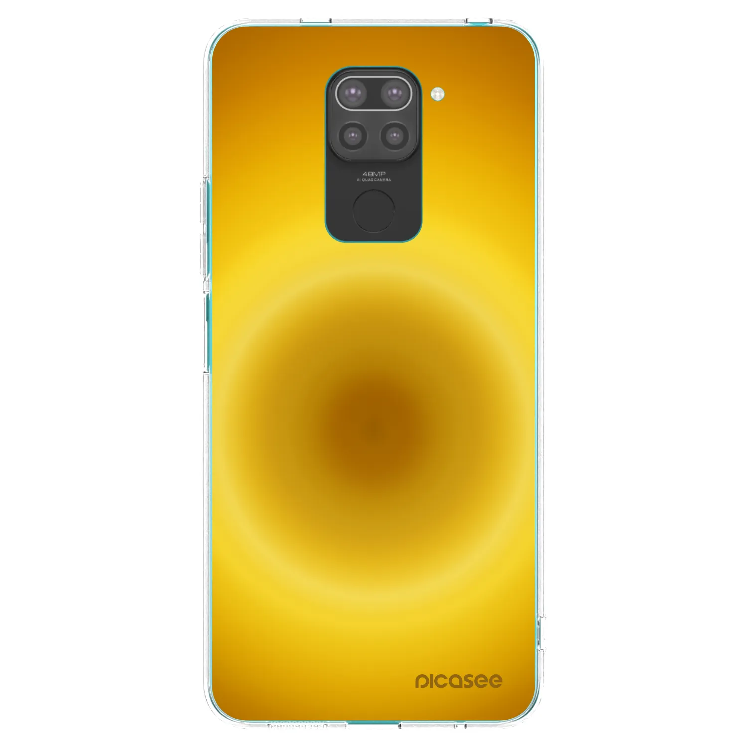 Picasee Xiaomi Redmi Note 9 Hülle - Schwarzes Silikon - Solar Pulse