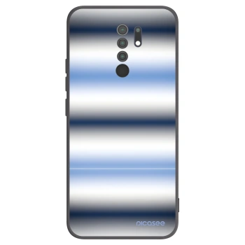 Picasee Xiaomi Redmi 9 Hülle - Schwarzes Silikon - Static Lines